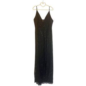 Elegant Black Sequin Dress
